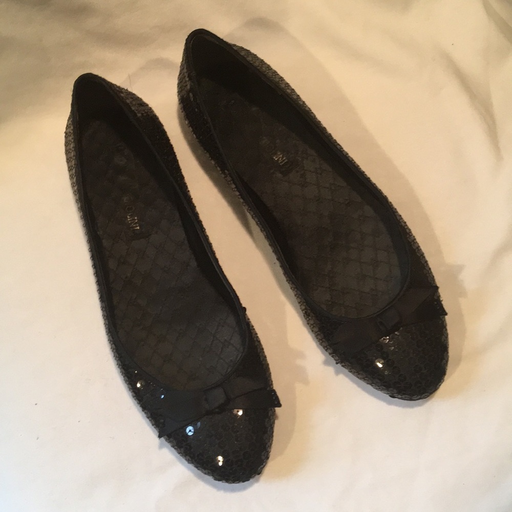 Enzo Angiolini Sequined Ballet Flats
